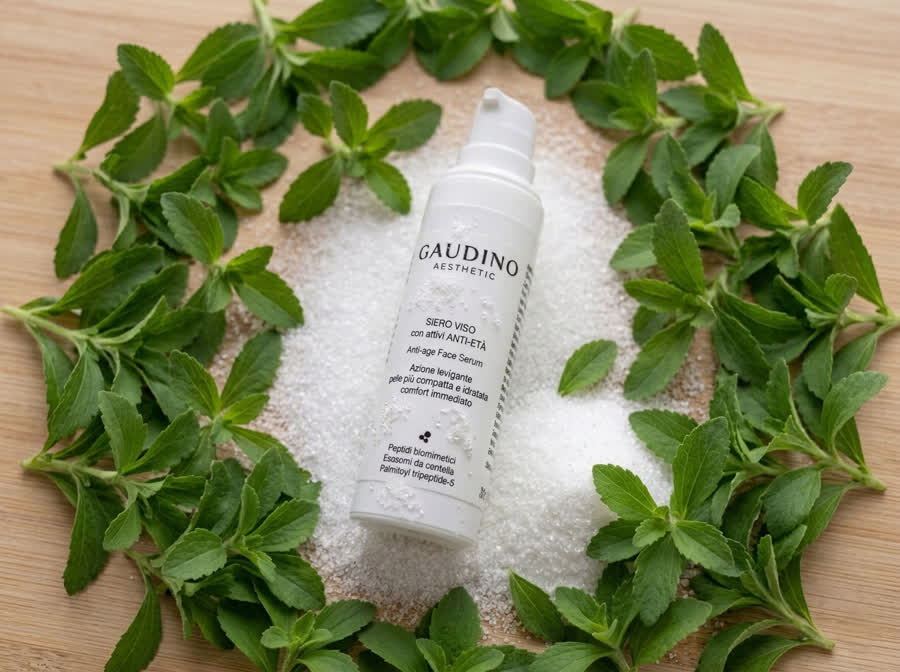 Siero Anti-Età Gaudino Aesthetic con estratto di stevia